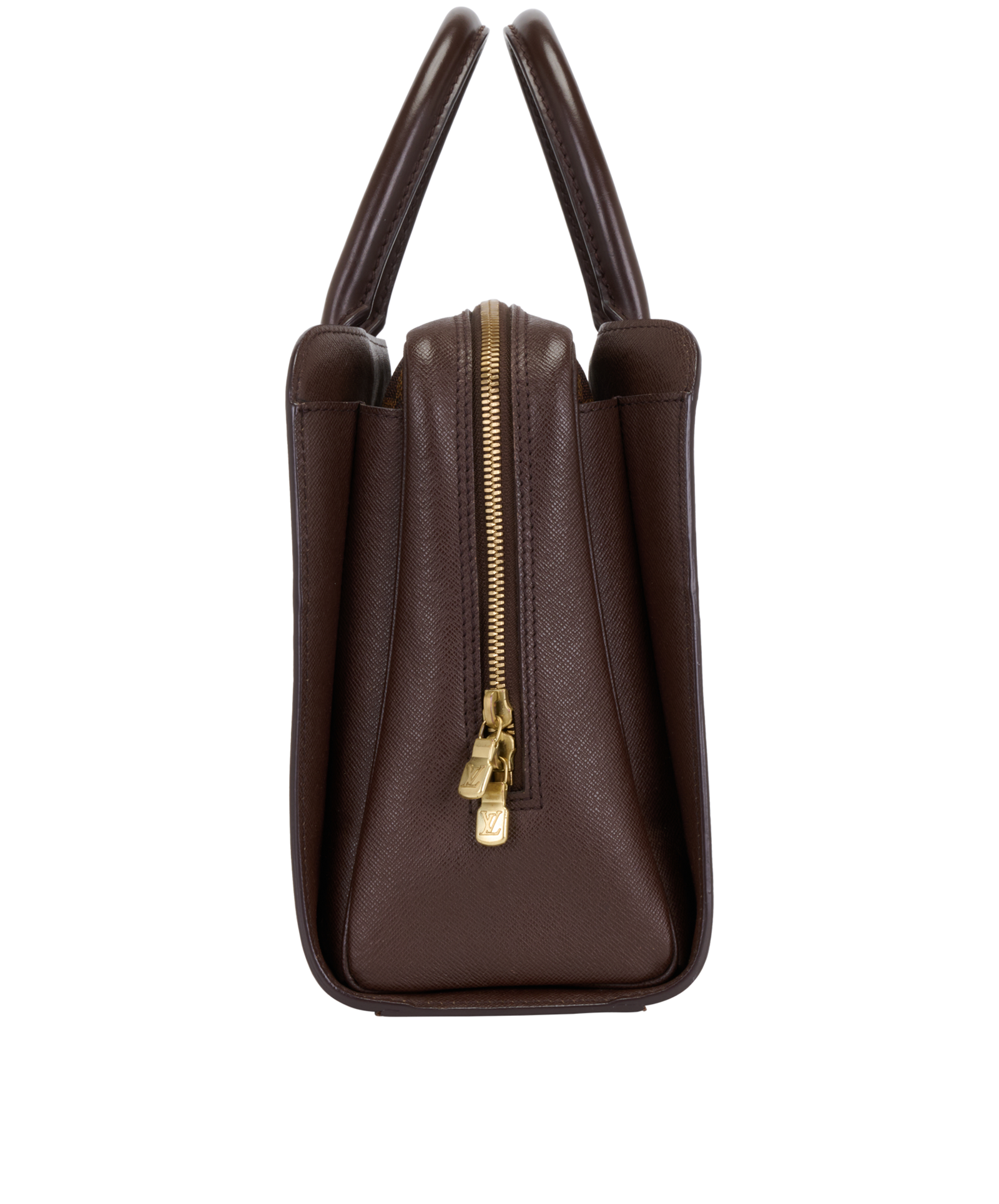 Triana, &pound;595, Handbags, Brown, Canvas, Side view